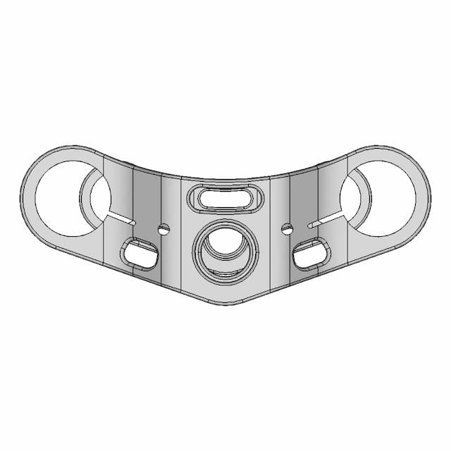 Motor Cycle Or Bicycle Triple Clamp - Standard Mechanical Component