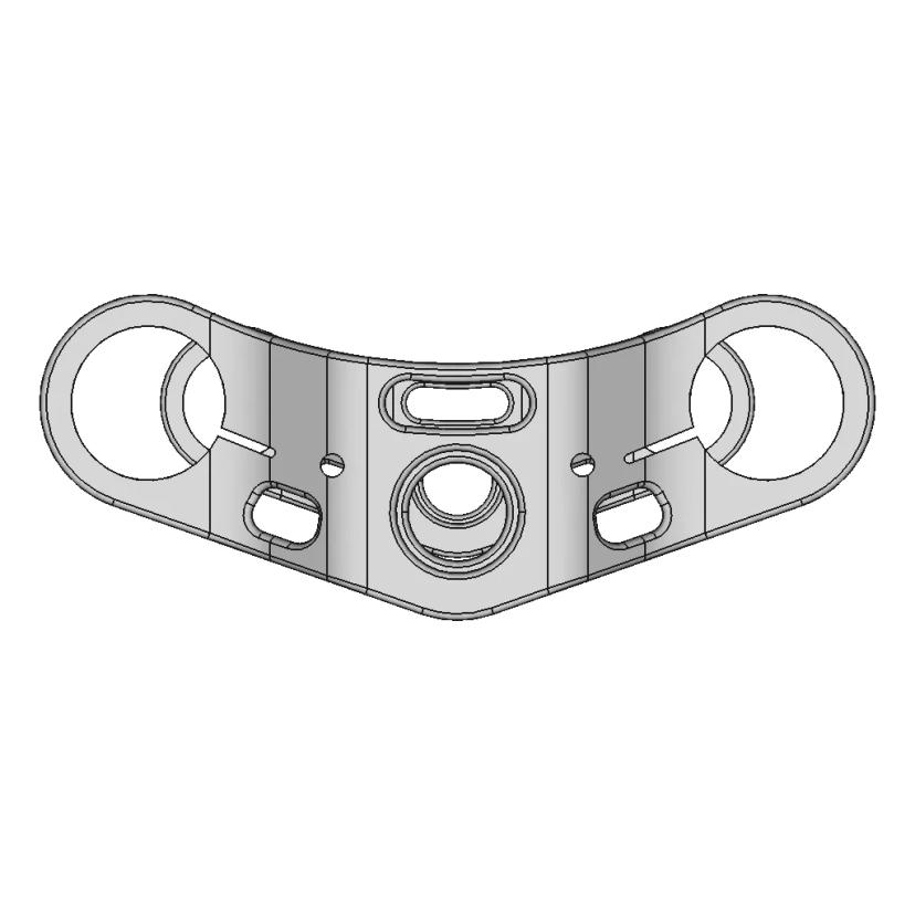Motor Cycle Or Bicycle Triple Clamp - Standard Mechanical Component