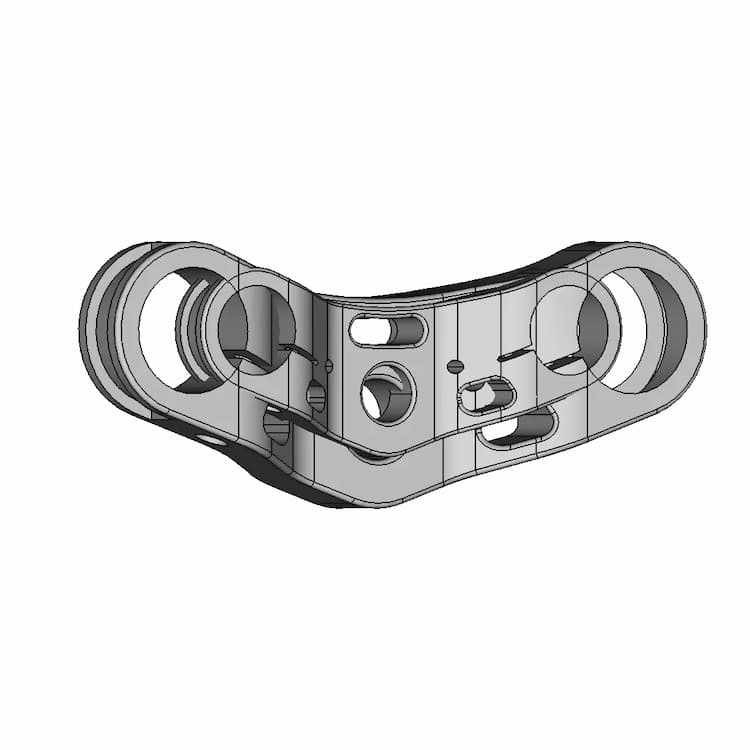 Motor Cycle Or Bicycle Triple Clamp - Standard Mechanical Component