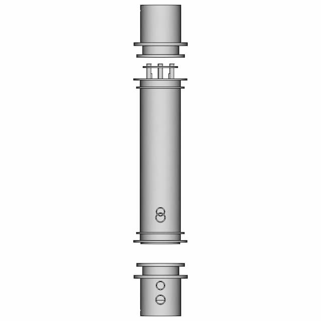 Small Prototype Shell Tube Exchanger | High-Quality CAD Model