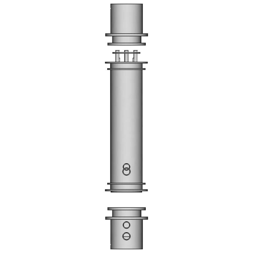 Small Prototype Shell Tube Exchanger | High-Quality CAD Model