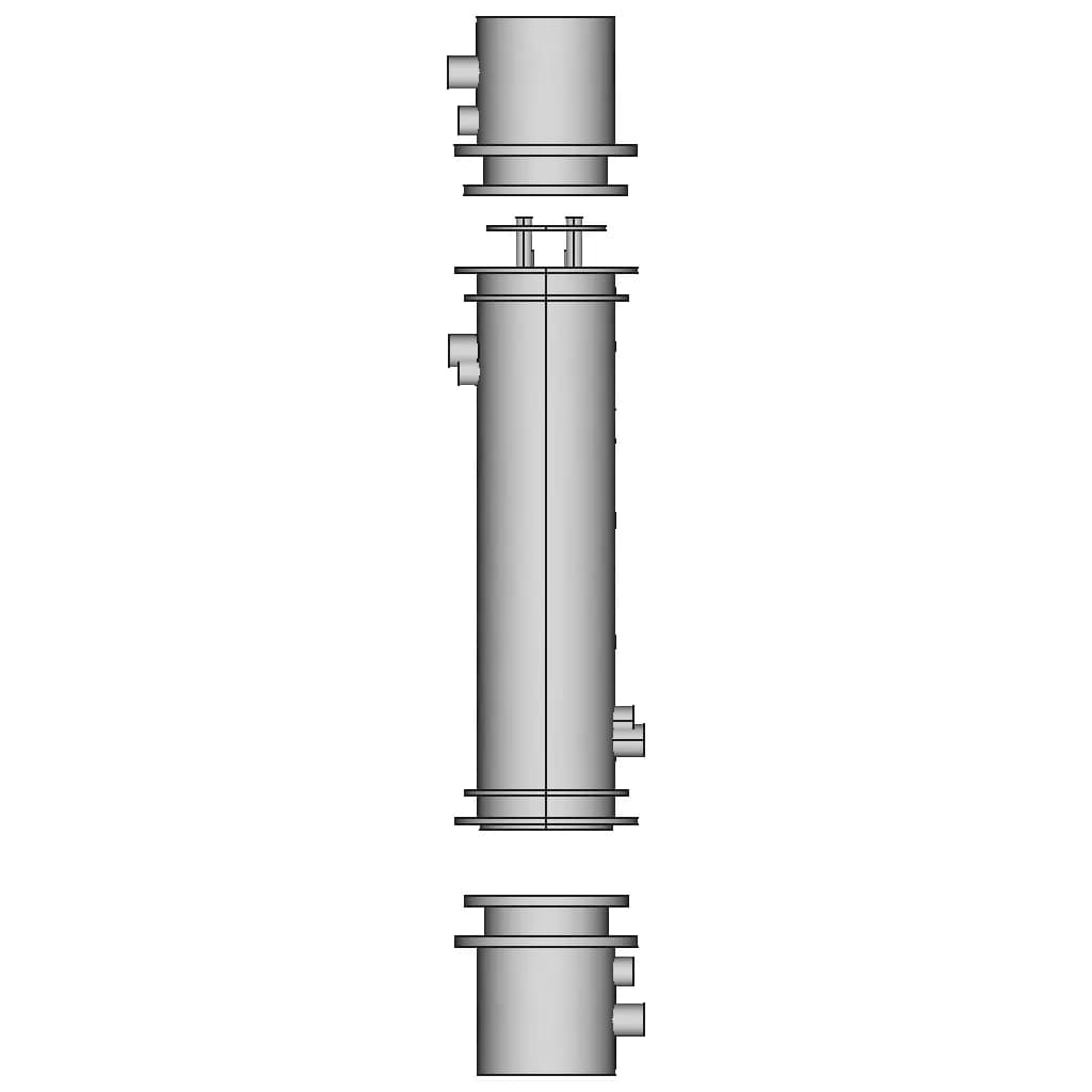 Small Prototype Shell Tube Exchanger | High-Quality CAD Model_0_270_degree_snapshot