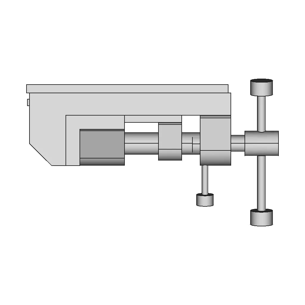 Bench Vice Model | High-Quality CAD Model_270_0_degree_snapshot