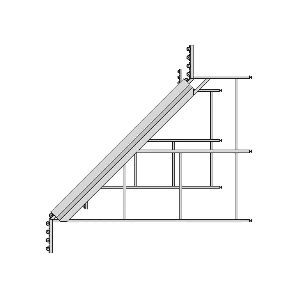 Inclined Roller Conveyor | High-Quality CAD Model_0_0_degree_snapshot