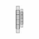 Inclined Roller Conveyor | High-Quality CAD Model_0_90_degree_snapshot