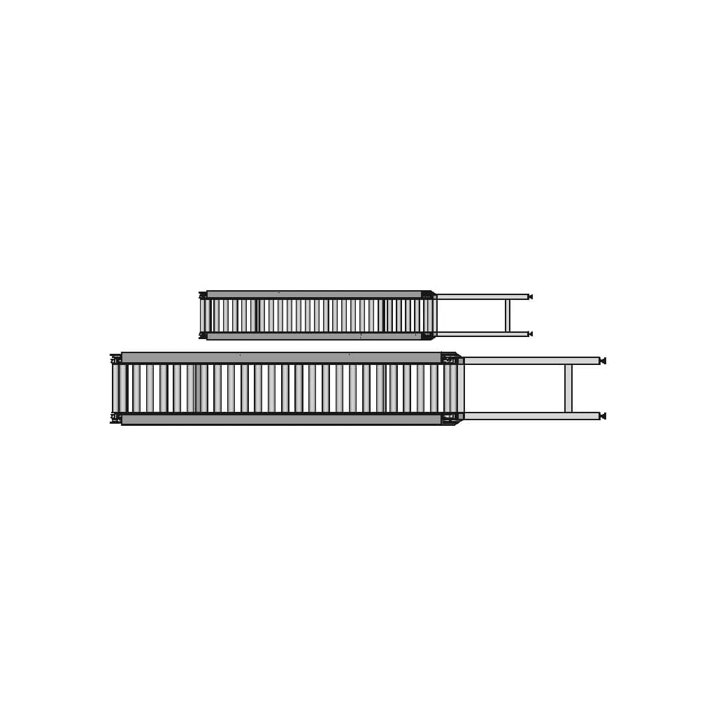 Inclined Roller Conveyor | High-Quality CAD Model_270_0_degree_snapshot
