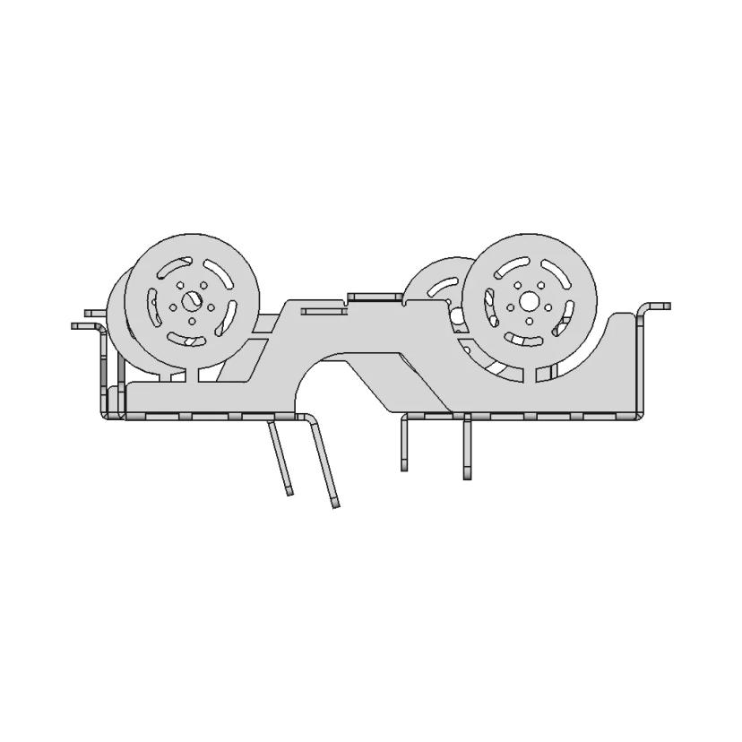 Jeep Sheet Metal Business Card Holder - Standard Mechanical Component