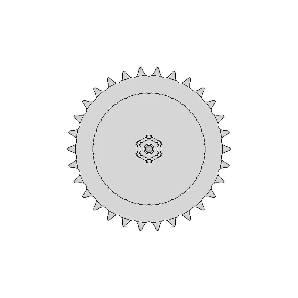 How To Easily Model A Splined Connection In Solidworks - Standard Mechanical Component_0_270_degree_snapshot