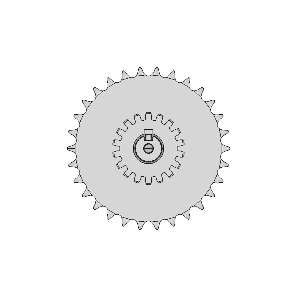 How To Easily Model A Splined Connection In Solidworks - Standard Mechanical Component_0_90_degree_snapshot