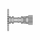 How To Easily Model A Splined Connection In Solidworks - Standard Mechanical Component_270_0_degree_snapshot