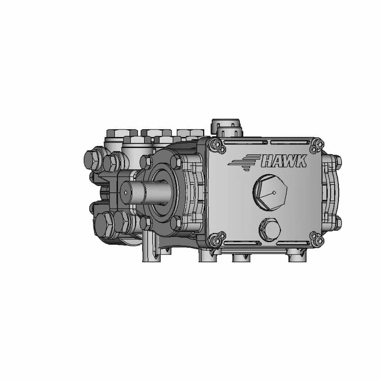 Hawk High Pressure Pump Series Nmt | High-Quality CAD Model