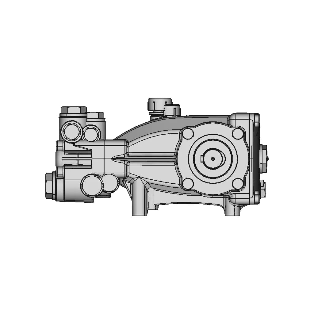 Hawk High Pressure Pump Series Nmt | High-Quality CAD Model_0_90_degree_snapshot