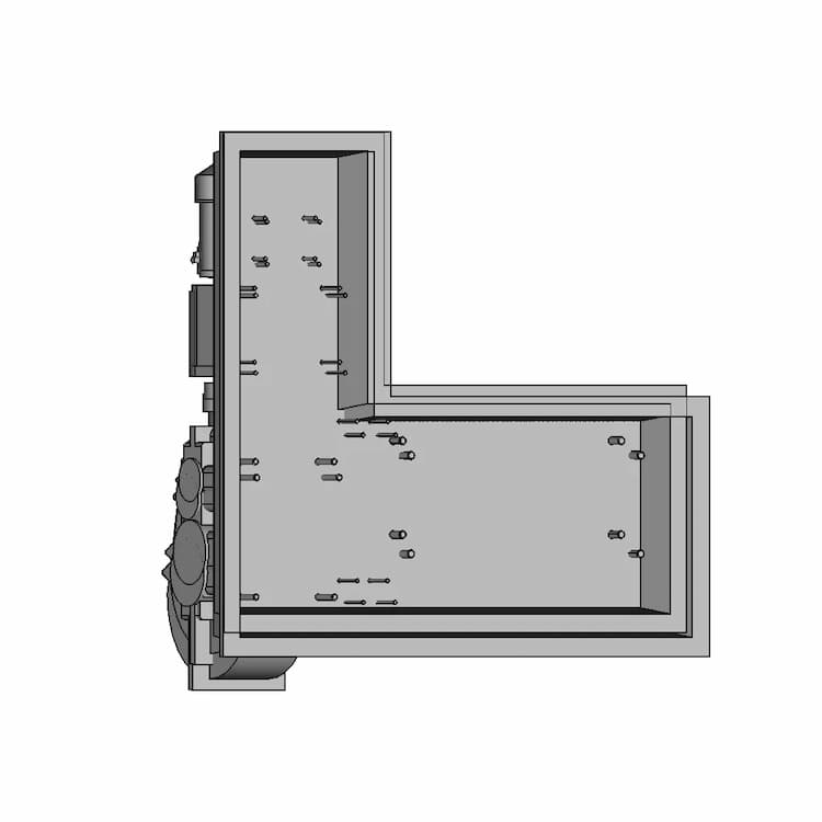 Lever for a horizontal forging machine with a force of 250 tf