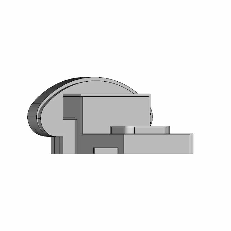 Solidworks Beginner Tutorial Exercise 39 Only 5 Sketches - Downloadable CAD Representation