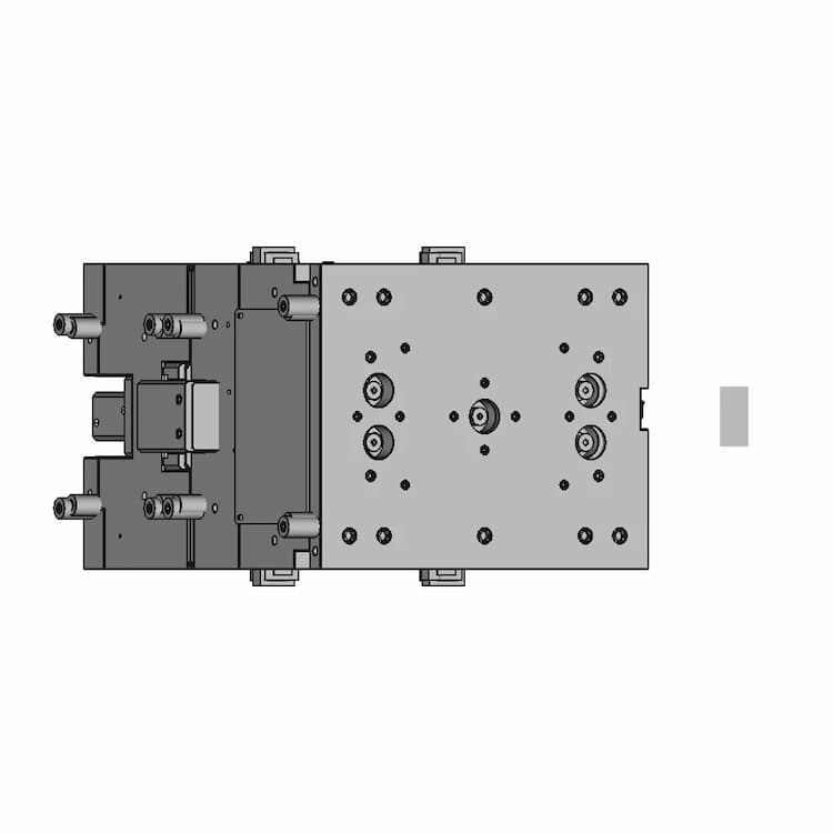 Mixer Top Half Injection Molded Part - Downloadable CAD Representation