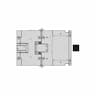 Mixer Top Half Injection Molded Part - Downloadable CAD Representation_0_90_degree_snapshot