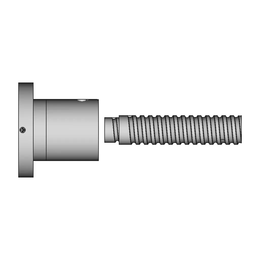 Ball Screw Nut 35 Mm | High-Quality CAD Model_0_0_degree_snapshot