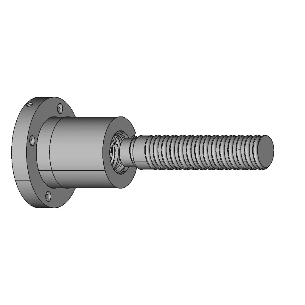 Ball Screw Nut 35 Mm | High-Quality CAD Model_60_30_degree_snapshot