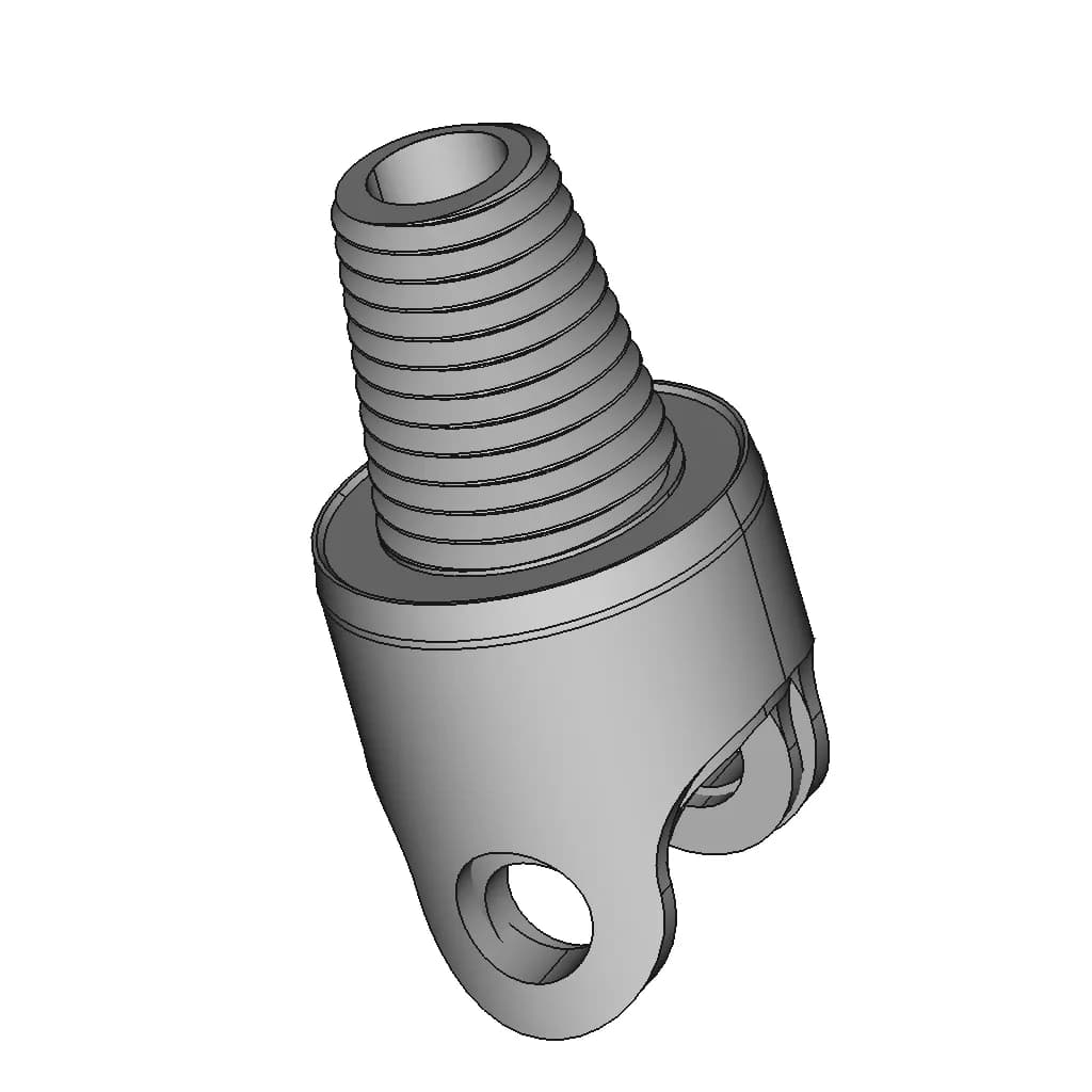 Cutter End Body - Downloadable CAD Representation_60_30_degree_snapshot