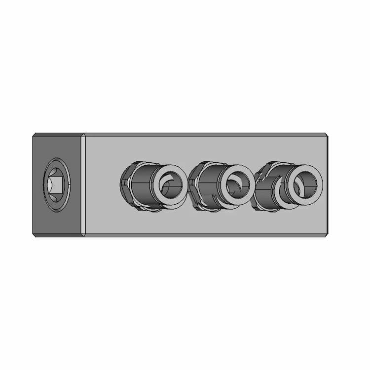 3D Modeling Practice Solidworks Tutorial How To Make A Rectangular Manifold In Solidworks - Downloadable CAD Representation