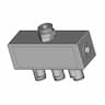 3D Modeling Practice Solidworks Tutorial How To Make A Rectangular Manifold In Solidworks - Downloadable CAD Representation_60_30_degree_snapshot