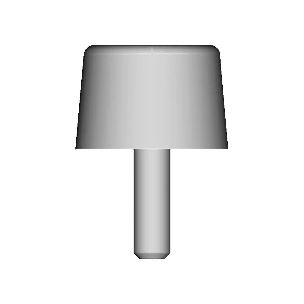 Altervia Rubber Metal Buffer A00033 16002501706 | High-Quality CAD Model_0_0_degree_snapshot