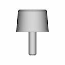 Altervia Rubber Metal Buffer A00033 16002501706 | High-Quality CAD Model_0_0_degree_snapshot