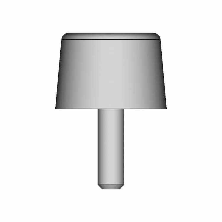 Altervia Rubber Metal Buffer A00033 16002501706 | High-Quality CAD Model
