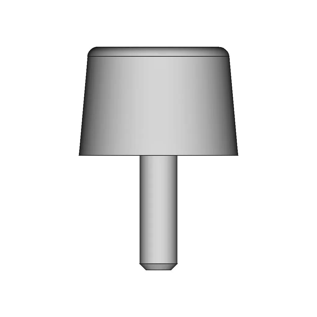 Altervia Rubber Metal Buffer A00033 16002501706 | High-Quality CAD Model_0_90_degree_snapshot