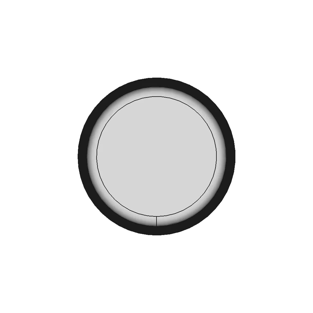 Altervia Rubber Metal Buffer A00033 16002501706 | High-Quality CAD Model_270_0_degree_snapshot