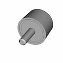 Altervia Rubber Metal Buffer A00033 16002501706 | High-Quality CAD Model_60_30_degree_snapshot