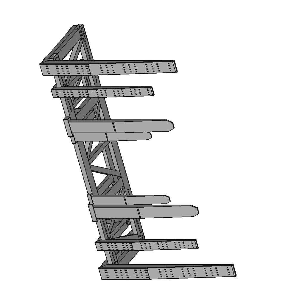 Forklift Forks Forklift Catali - Standard Mechanical Component_60_30_degree_snapshot