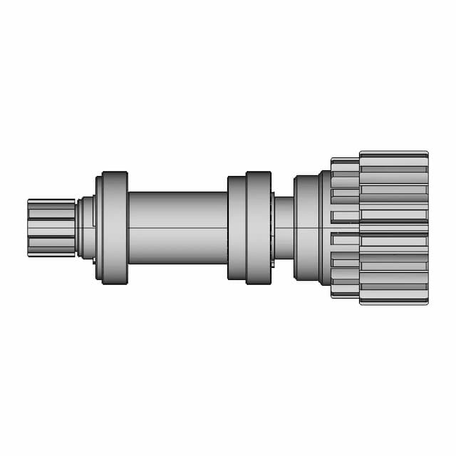 3D Modeling Practice Solidworks Tutorial How To Make A Drive Shaft Assembly - Downloadable CAD Representation