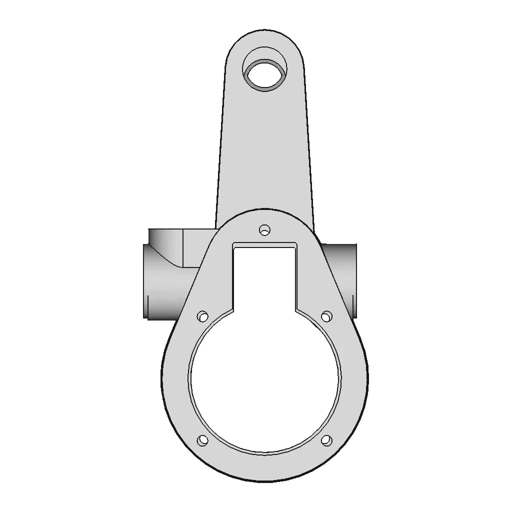Drehhebelarm Autodesk Inventor | 3D Engineering Design File_0_0_degree_snapshot