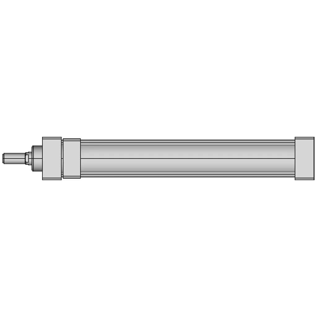 Pneumatic Actuator O50X300 Sc | High-Quality CAD Model_0_0_degree_snapshot