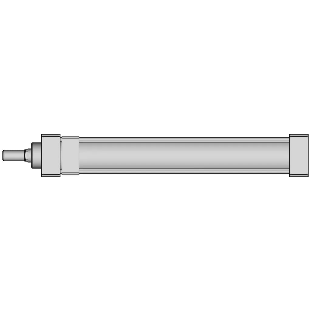 Pneumatic Actuator O50X300 Sc | High-Quality CAD Model_90_0_degree_snapshot