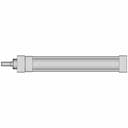 Pneumatic Actuator O50X300 Sc | High-Quality CAD Model_90_0_degree_snapshot