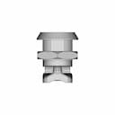 The Latch Emes Ypk3548 - Downloadable CAD Representation_0_90_degree_snapshot