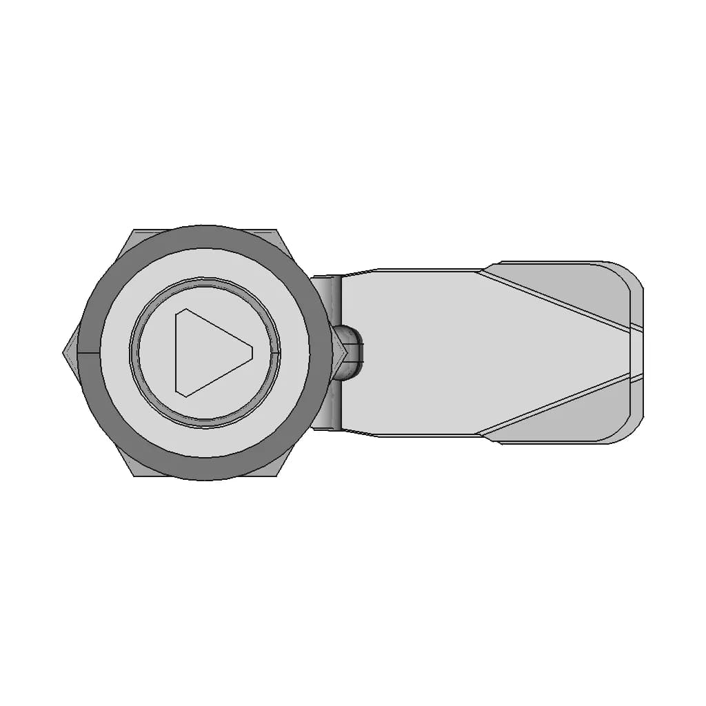 The Latch Emes Ypk3548 - Downloadable CAD Representation_270_0_degree_snapshot