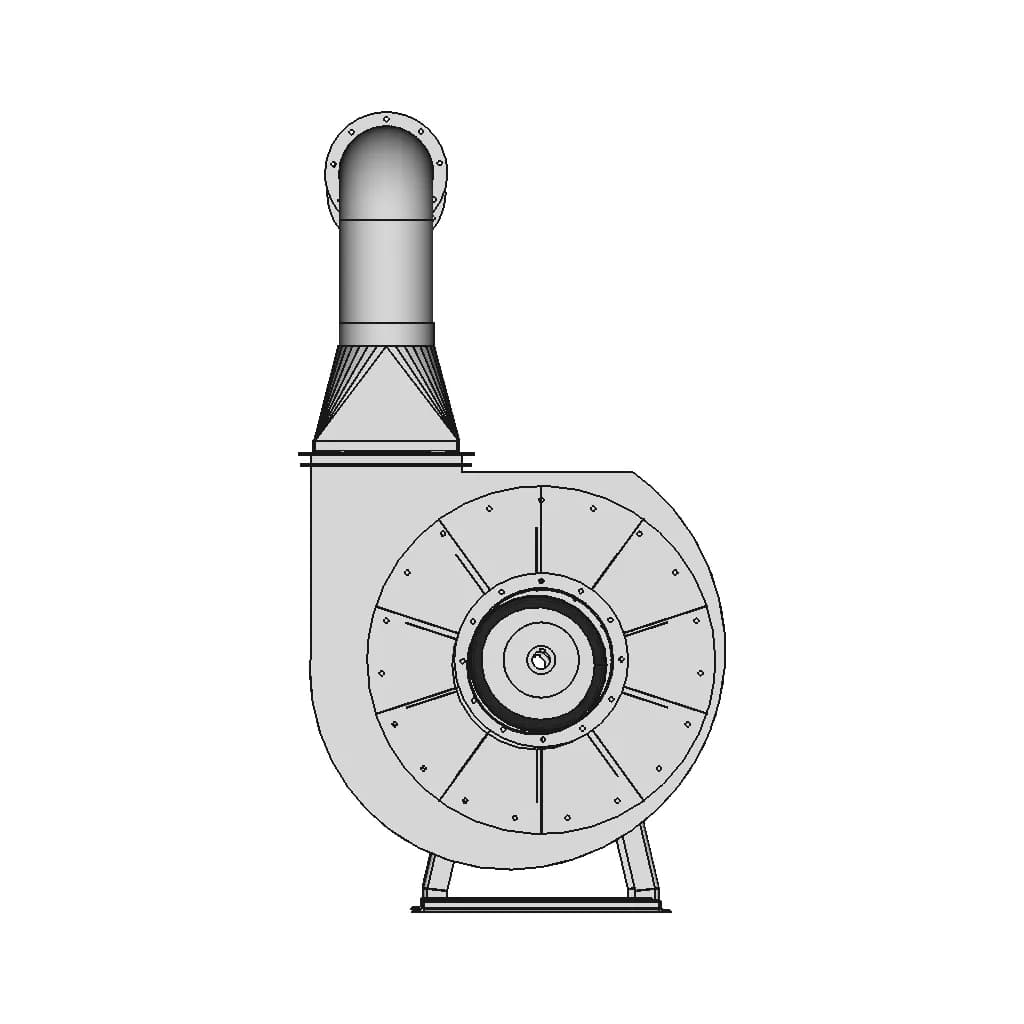 10 Hp Fan Blower | High-Quality CAD Model_0_0_degree_snapshot