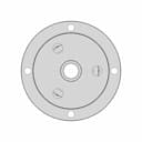Mini Lathe 4 Jaw Chuck Adapter Plate - Standard Mechanical Component_270_0_degree_snapshot