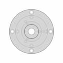 Mini Lathe 4 Jaw Chuck Adapter Plate - Standard Mechanical Component_90_0_degree_snapshot