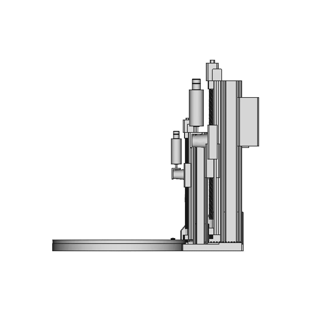 Pallet Stretch Wrapping Machine Film Packaging Film Wrapping - Downloadable CAD Representation_0_0_degree_snapshot