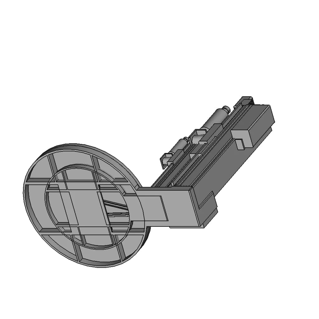 Pallet Stretch Wrapping Machine Film Packaging Film Wrapping - Downloadable CAD Representation_60_30_degree_snapshot