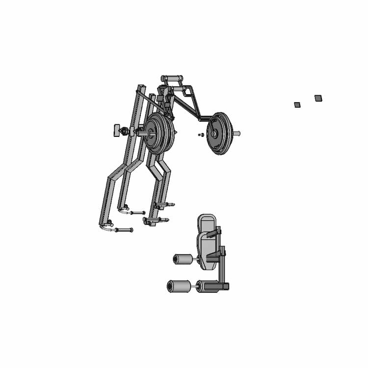 Lat Pulldown Machine | 3D Engineering Design File