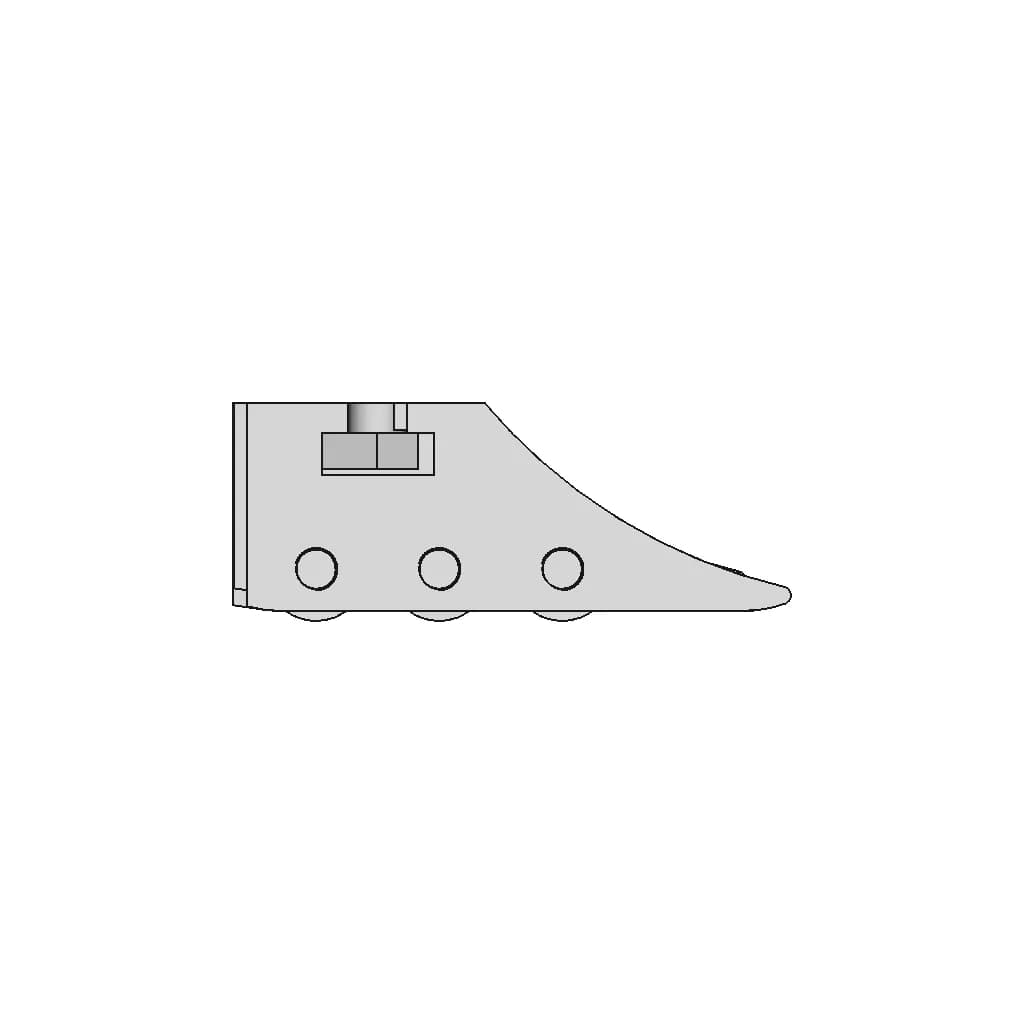 Roller Transition Chain - Downloadable CAD Representation_270_0_degree_snapshot