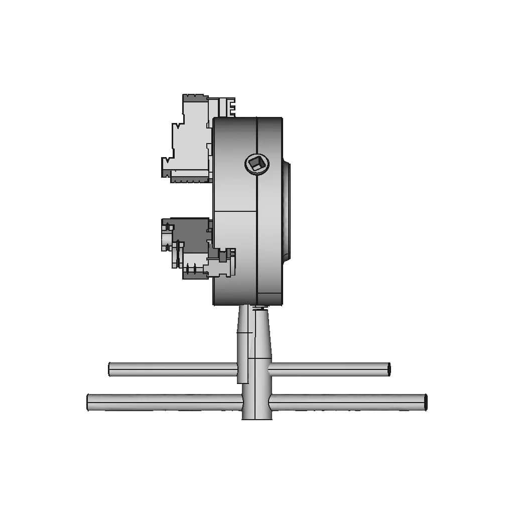 Lathe Chuck | 3D Engineering Design File_0_90_degree_snapshot