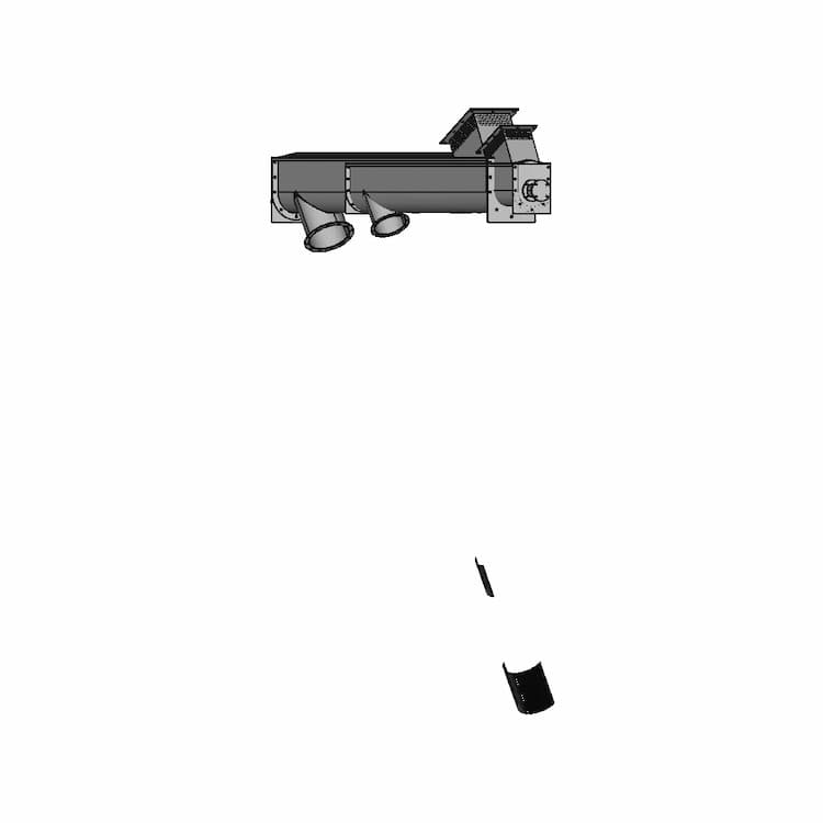 Hearth Carbon Furnace Transportador Helicoidal Cv6400 - Downloadable CAD Representation