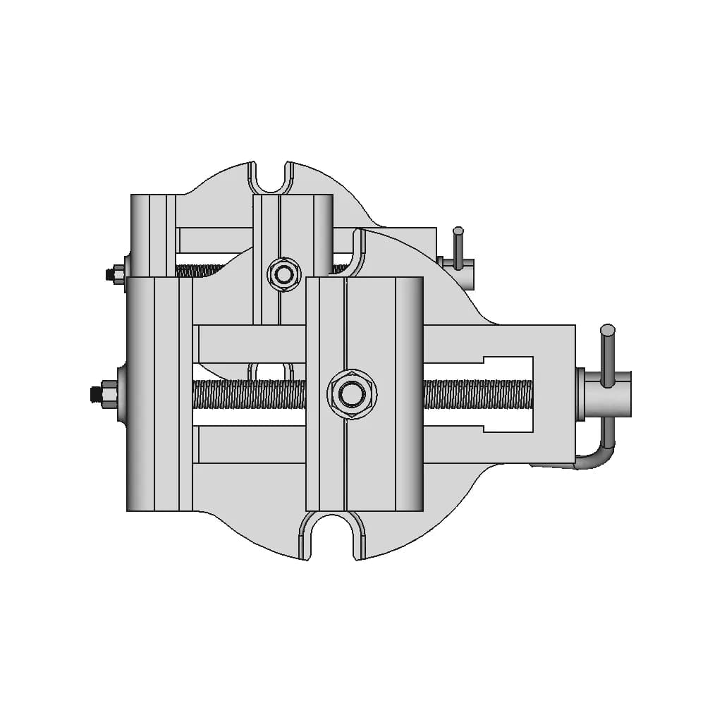 Mechanical Vice Assem | 3D Engineering Design File_270_0_degree_snapshot