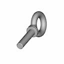 3D Modeling Practice Solidworks Tutorial Eyebolt With A Shoulder For Lifting - Downloadable CAD Representation_60_30_degree_snapshot